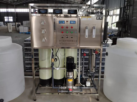 500L Antirust RO لتنقية المياه آلة معالجة قطر مدخل 1000mm