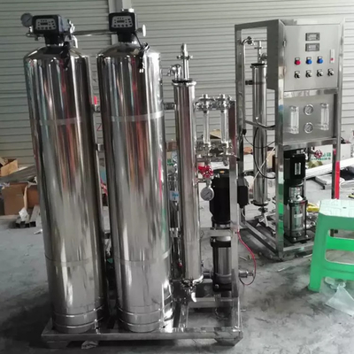500L Antirust RO لتنقية المياه آلة معالجة قطر مدخل 1000mm