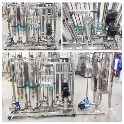 500L Antirust RO لتنقية المياه آلة معالجة قطر مدخل 1000mm