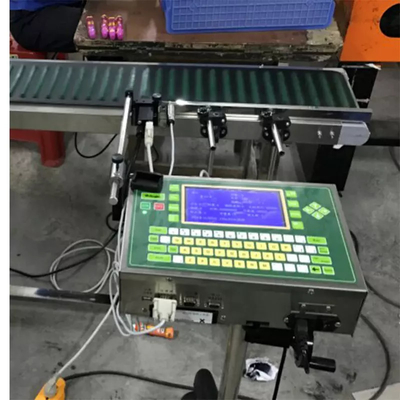 المعدات المساعدة 110V / 220V رمز طابعة نفث الحبر الكرتون شبه التلقائي
