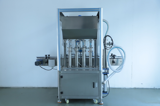 10 رؤساء التلقائي ملء آلة 0.6Mpa ضغط الهواء حجم 10-1000ml