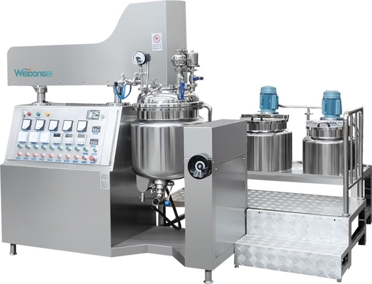 100-5000L خلاطة مستحلب التجميل البعد المخصص 2.2-30KW الطاقة
