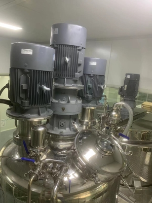 PLC التحكم الصحي مزج السوائل المزج مع الأبعاد المخصصة 500-5000KG الوزن