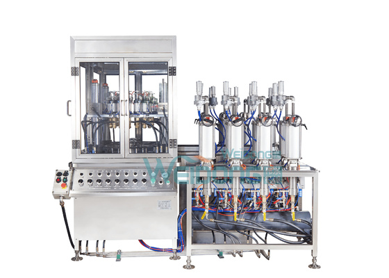 آلة تعبئة أوتوماتيكية للآليات الهوائية للقطر 35mm 73.85mm 310mm 1 بوصة خزان الفم