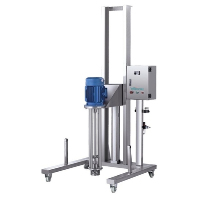 خلاط مستحلب تجميلي 5L-2000L مع 0.37kw-15kw محرك رفع هوائي محمول