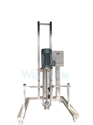 خلاط مستحلب تجميلي 5L-2000L مع 0.37kw-15kw محرك رفع هوائي محمول